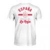 Spain National Team 1863FC Bars T-Shirt - White - Front View