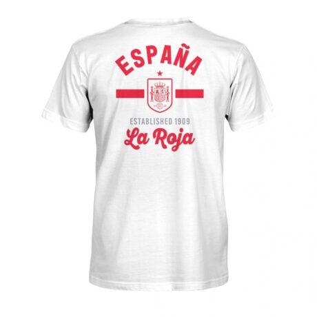 Spain National Team 1863FC Bars T-Shirt - White - Front View