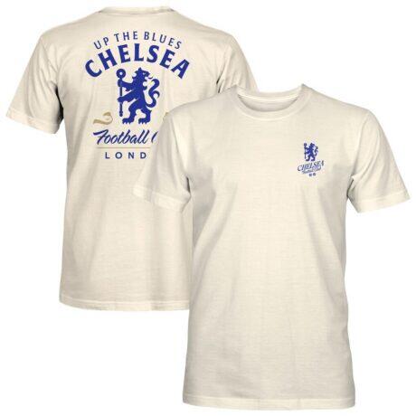Chelsea 1863FC Team Flourish T-Shirt - Cream - Front View