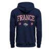 France National Team 1863FC Athletic Wordmark Hoodie - Navy - Detail View