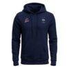 France National Team 1863FC Athletic Wordmark Hoodie - Navy - Side View