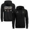 Germany National Team 1863FC Athletic Wordmark Hoodie - Black - Front View