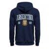 Argentina National Team 1863FC Athletic Wordmark Hoodie - Navy - Detail View