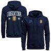 Argentina National Team 1863FC Athletic Wordmark Hoodie - Navy - Front View
