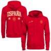 Spain National Team 1863FC Athletic Wordmark Hoodie - Red - Front View