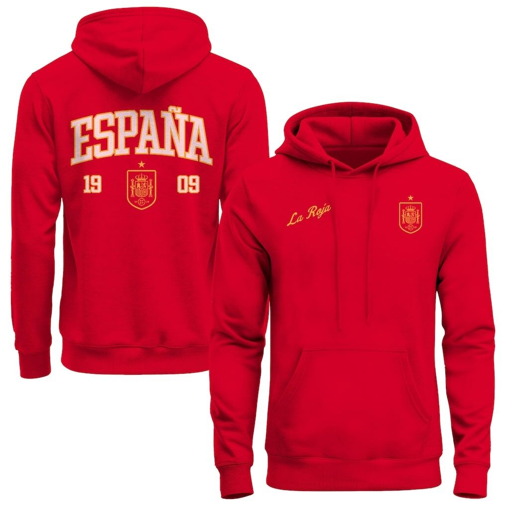 Spain National Team 1863FC Athletic Wordmark Hoodie