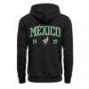 Mexico National Team 1863FC Athletic Wordmark Hoodie - Black - Detail View