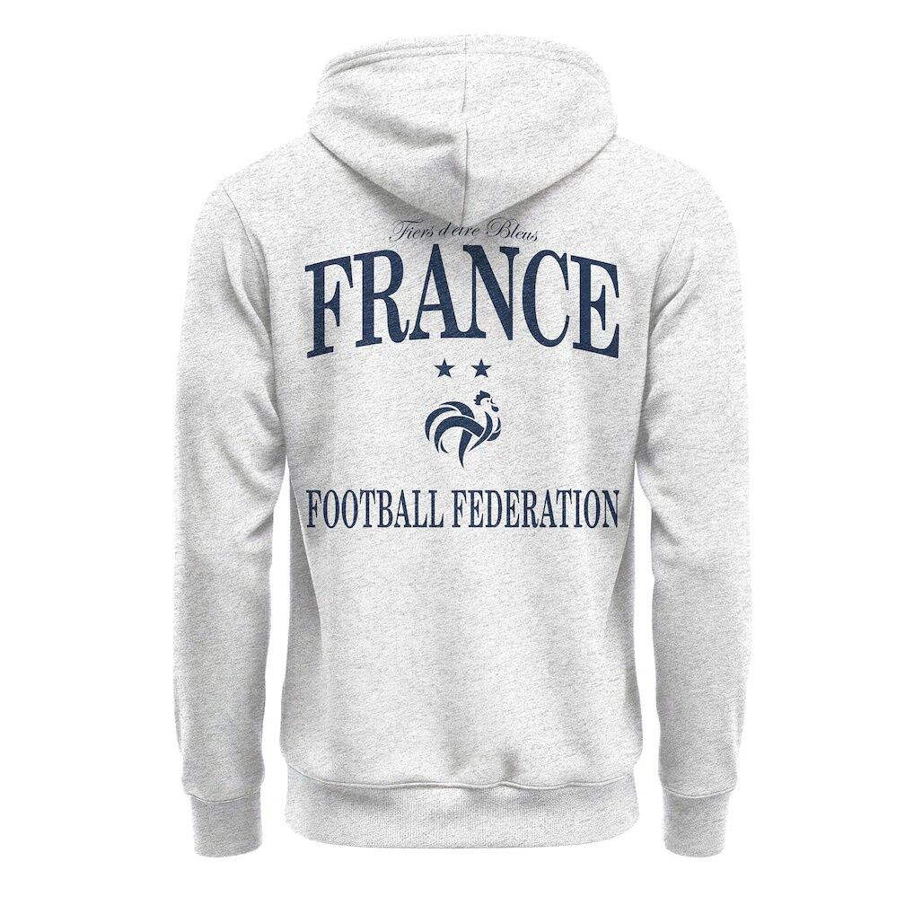 France National Team 1863FC Legacy Arched Wordmark Hoodie - Ash