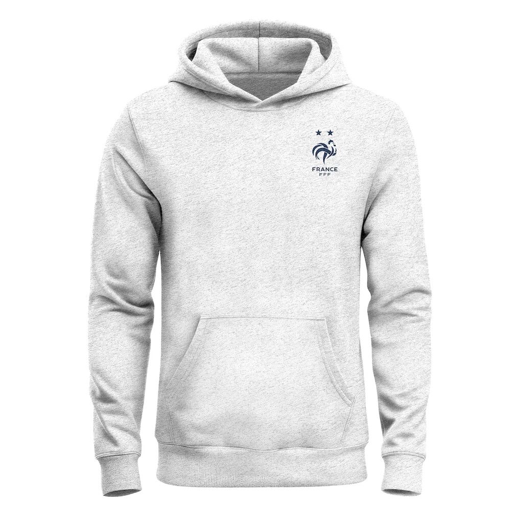 France National Team 1863FC Legacy Arched Wordmark Hoodie - Ash