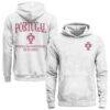 Portugal National Team 1863FC Legacy Arched Wordmark Hoodie - - Front View