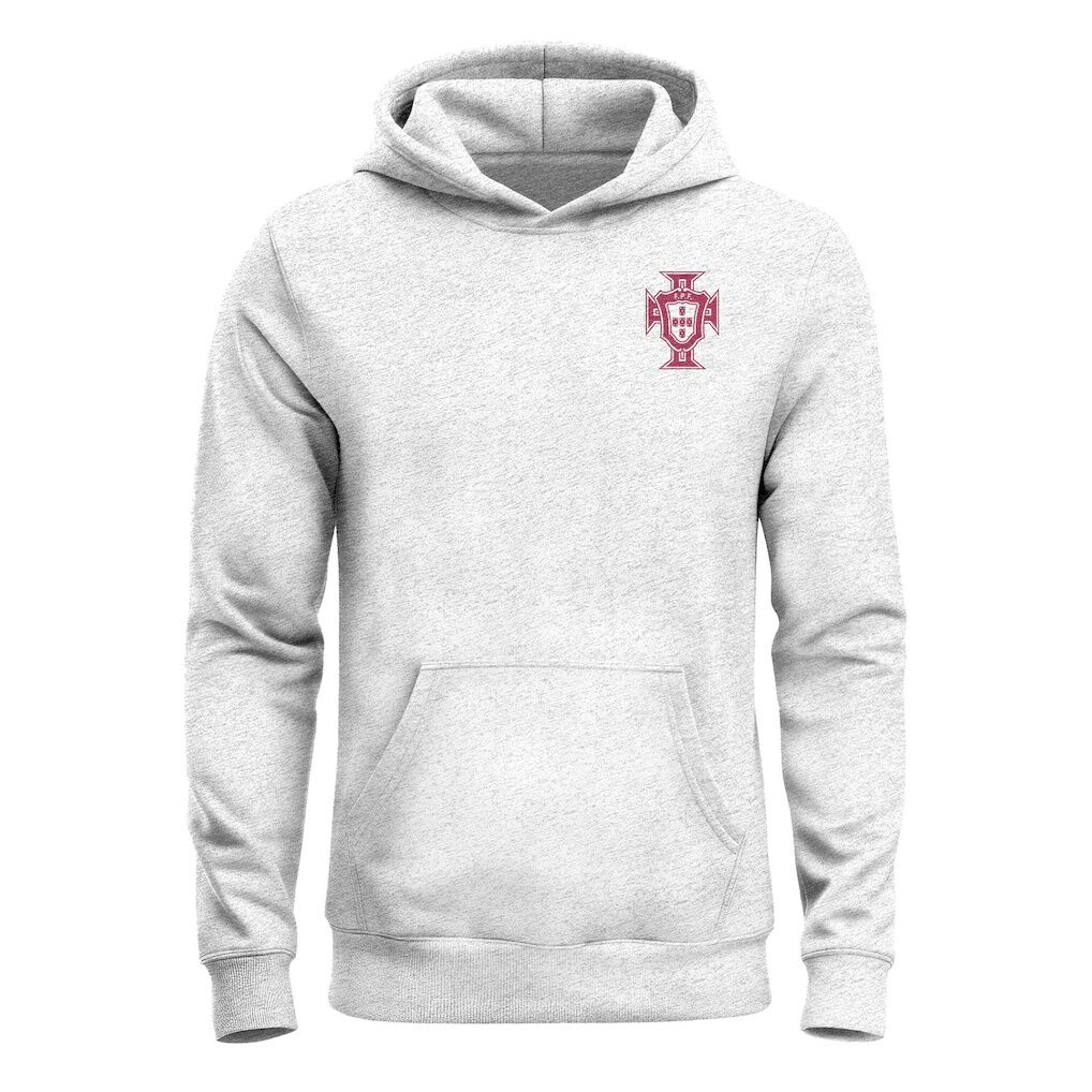 Portugal National Team 1863FC Legacy Arched Wordmark Hoodie - Ash