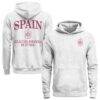 Spain National Team 1863FC Legacy Arched Wordmark Hoodie - - Front View