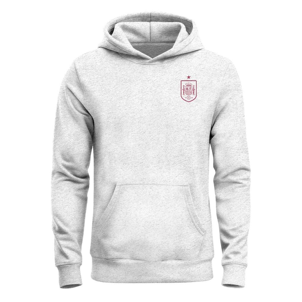 Spain National Team 1863FC Legacy Arched Wordmark Hoodie - Ash