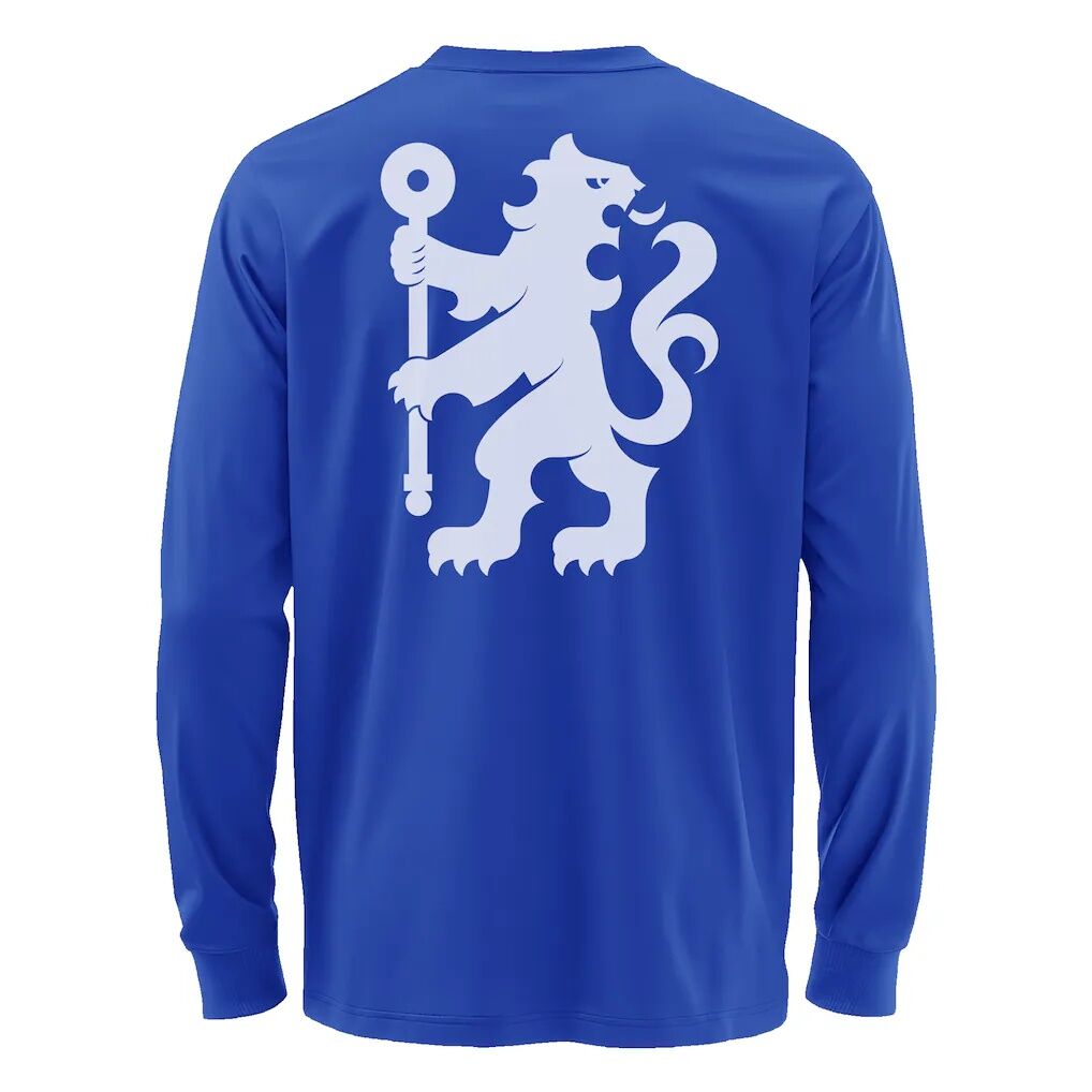 Chelsea 1863FC Mono Badge & Wordmark Long Sleeve T-Shirt – Royal
