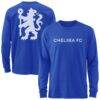 Chelsea 1863FC Mono Badge & Wordmark Long Sleeve T-Shirt - - Front View
