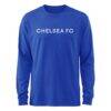 Chelsea 1863FC Mono Badge & Wordmark Long Sleeve T-Shirt - - Side View