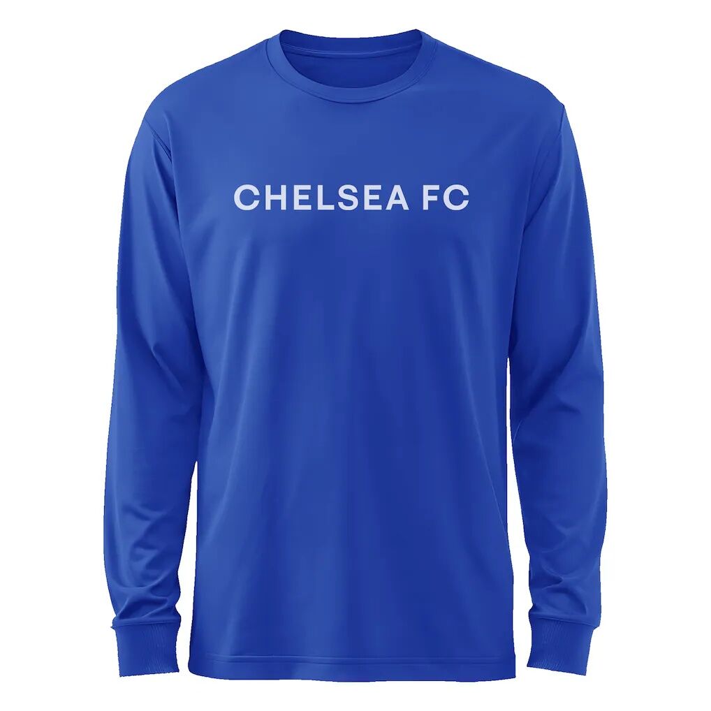 Chelsea 1863FC Mono Badge & Wordmark Long Sleeve T-Shirt – Royal