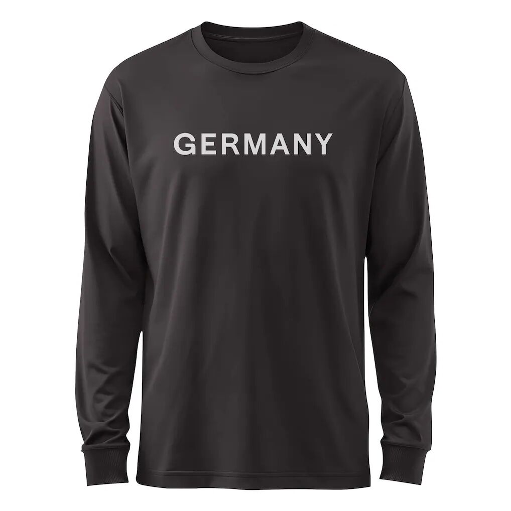Germany National Team 1863FC Mono Badge & Wordmark Long Sleeve T-Shirt