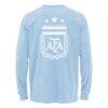 Argentina National Team 1863FC Mono Badge & Wordmark Long Sleeve T-Shirt - Blue - Detail View