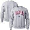 France National Team 1863FC Athletic Wordmark Sweatshirt - Gray - Front View