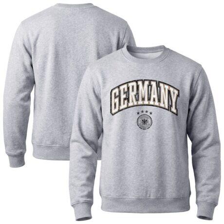 Germany National Team 1863FC Athletic Wordmark Sweatshirt - Gray - Front View