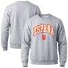 Spain National Team 1863FC Athletic Wordmark Sweatshirt - Gray - Front View