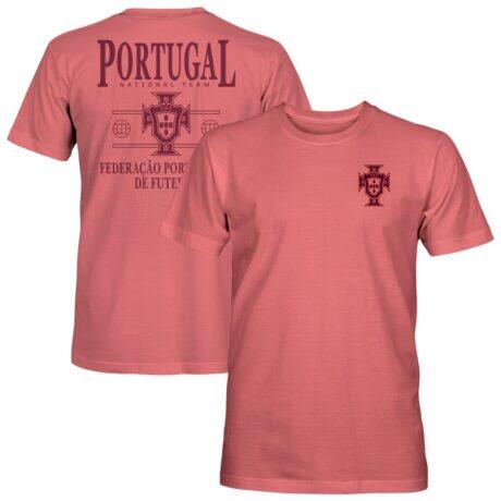 Portugal National Team 1863FC Two-Tone T-Shirt - Pink - Front View