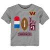 Washington Commanders Toddler Americana Pop T-Shirt - - Front View