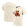 Arkansas Razorbacks Toddler All-American Teddi T-Shirt - Cream - Front View
