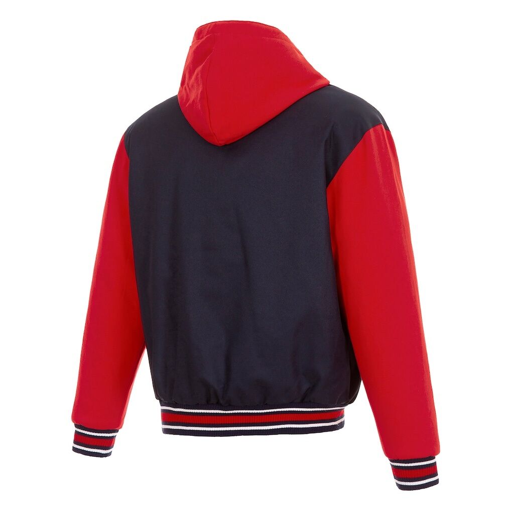 St. Louis Cardinals JH Design Reversible Full-Zip Fleece Hooded Jacket