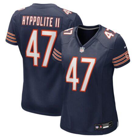 Ruben Hyppolite II Chicago Bears Nike Women's Team Game Jersey - Navy - Front View