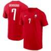 Son Heung-Min South Korea National Team Nike Name & Number T-Shirt - Red - Front View