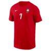 Son Heung-Min South Korea National Team Nike Name & Number T-Shirt - Red - Side View