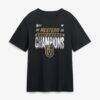 Vegas Golden Knights 2026 NHL Western Conference Champions T-Shirt - Black - Front View