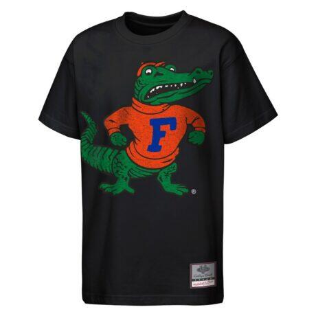 Florida Gators Mitchell & Ness Youth Big Face Mascot T-Shirt - Black - Front View