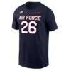 Air Force Falcons Nike Freedom 250 T-Shirt - Navy - Side View