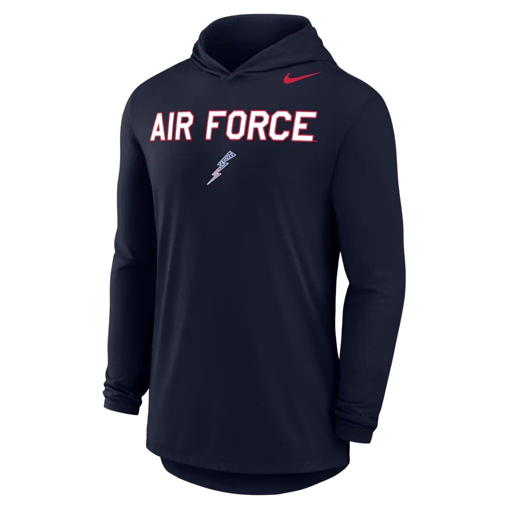 Air Force Falcons Nike Freedom 250 Hooded Long Sleeve T-Shirt