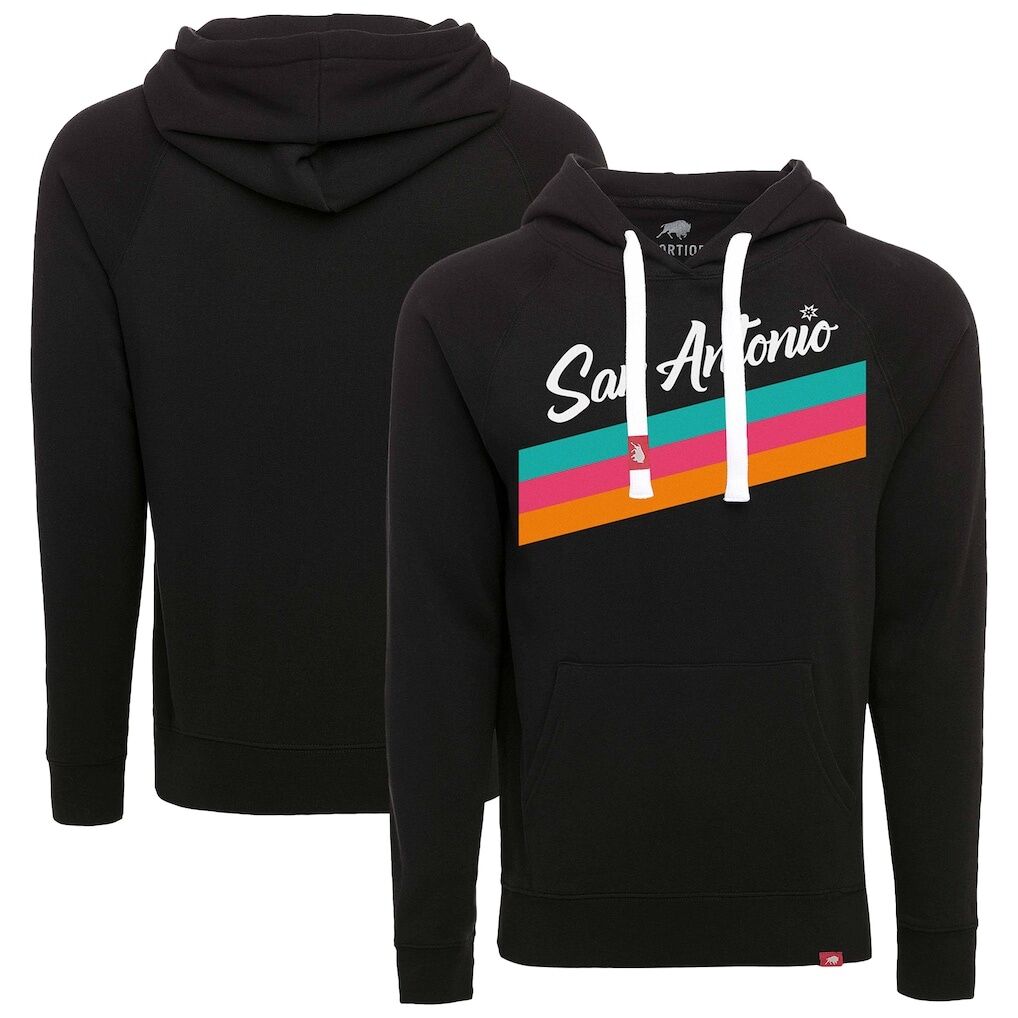San Antonio Spurs Sportiqe Unisex Olsen Logo Tri-Blend Hoodie
