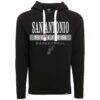 San Antonio Spurs Sportiqe Unisex Olsen Russell Tri-Blend Hoodie - Black - Side View