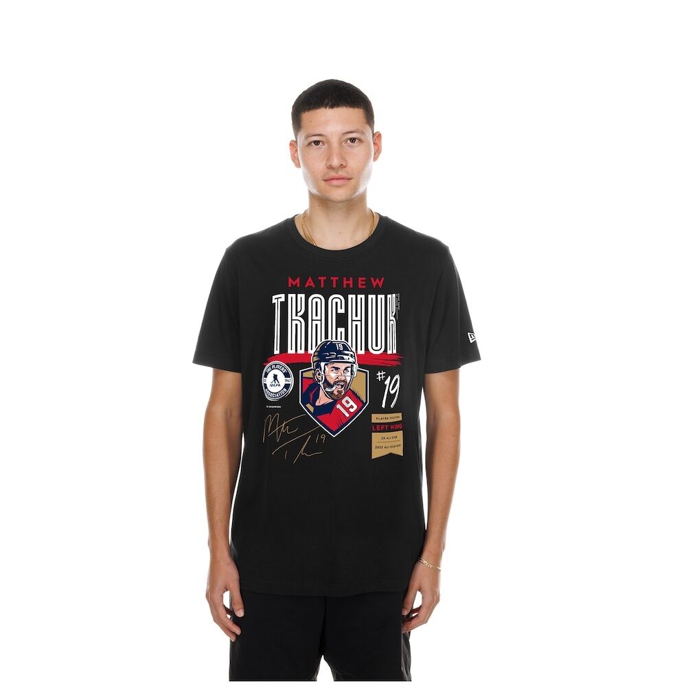 Matthew Tkachuk New Era Player Spotlight Name & Number T-Shirt