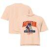 Auburn Tigers Women's Comfort Colors Baseball Mascot Cropped T-Shirt - Orange - Front View