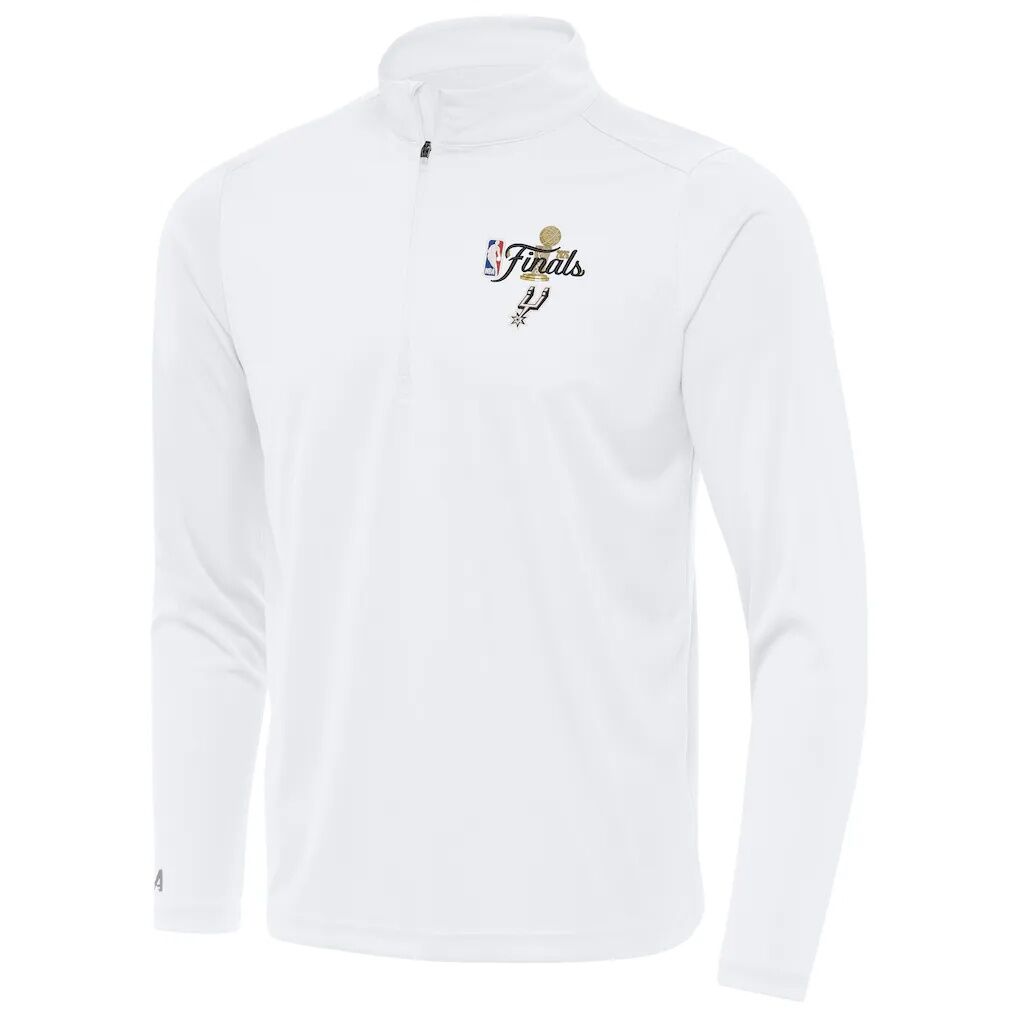 San Antonio Spurs Antigua 2026 NBA Finals Tribute Quarter-Zip Pullover