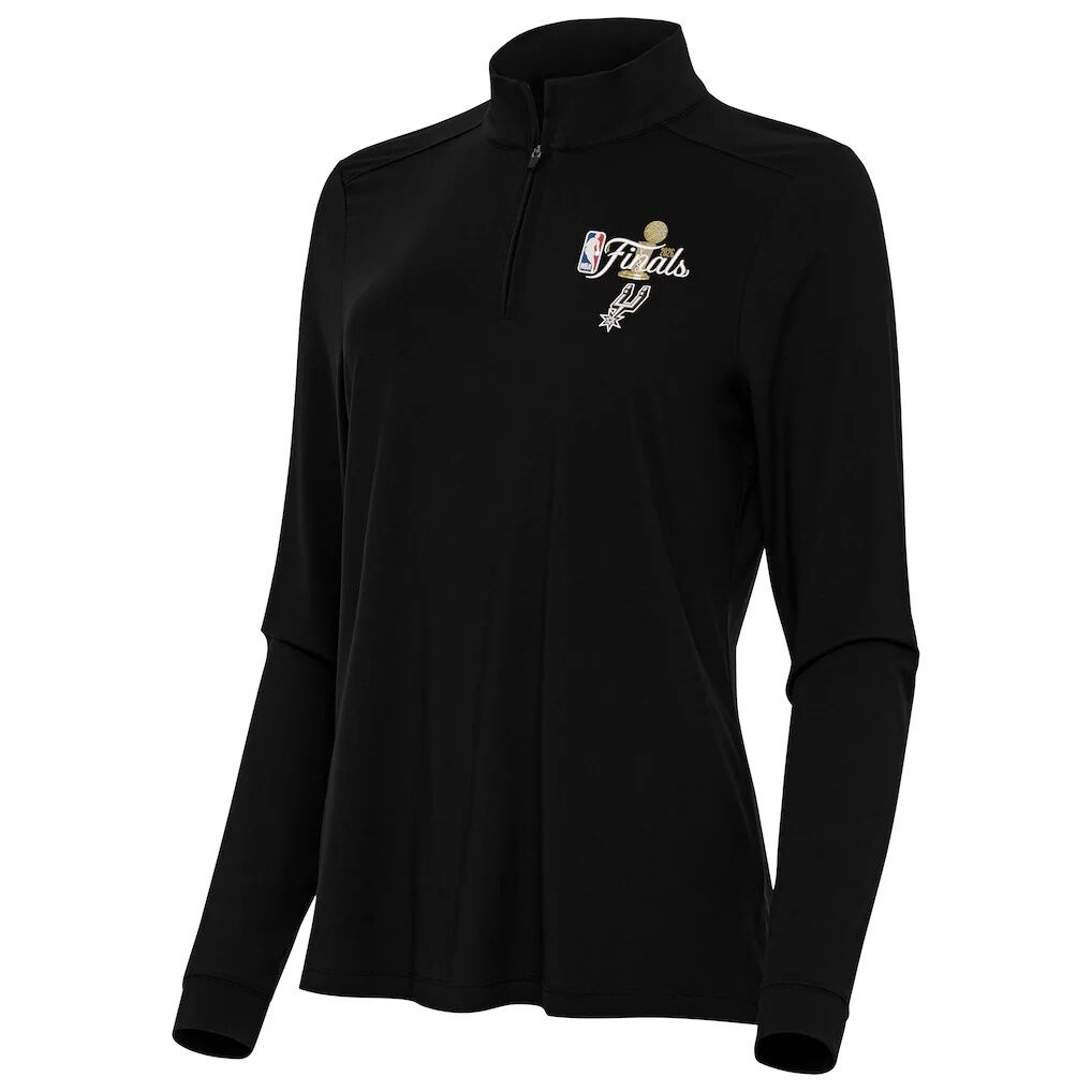 San Antonio Spurs Antigua Women's 2026 NBA Finals Intent Quarter-Zip Pullover