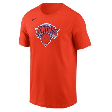 New York Knicks Nike Core T-Shirt - Orange - Front View