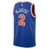 Miles McBride New York Knicks Nike Youth Swingman Jersey - Blue - Detail View
