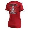 Carolina Hurricanes Fashion7 Women's 2026 Stanley Cup Champions Plus Size Signature Roster V-Neck T-Shirt - Red - Detail View