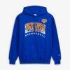 New York Knicks Champion Arch Logo Powerblend Fleece Hoodie - - Front View