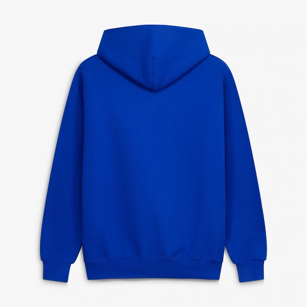 New York Knicks Champion Arch Logo Powerblend Fleece Hoodie - Royal