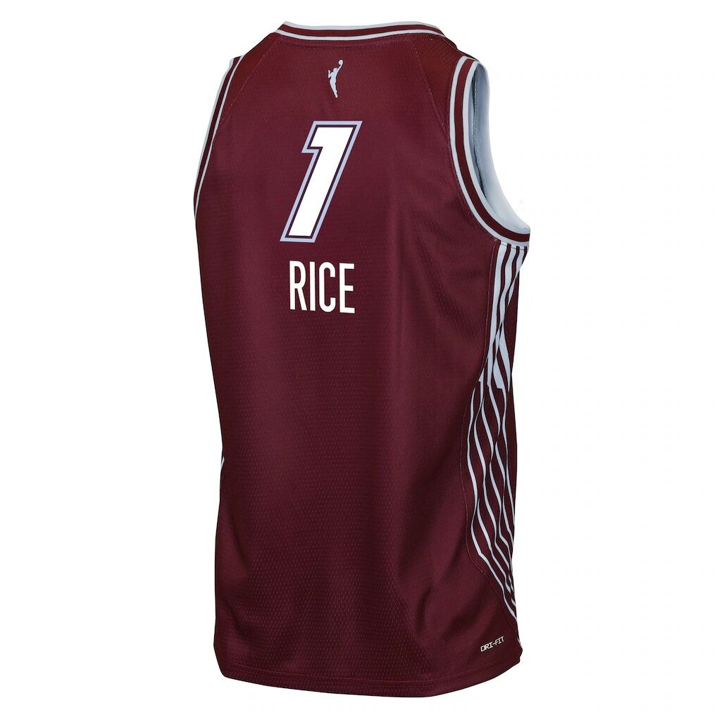 Kiki Rice Toronto Tempo Nike Youth Swingman Jersey - Explorer Edition - Bordeaux