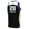 Sabrina Ionescu New York Liberty Nike Youth Victory Swingman Jersey - Black - Detail View
